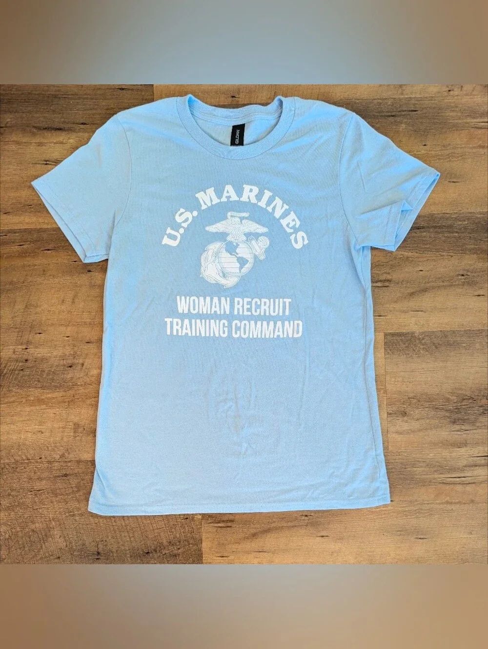 U.S. Marines WRTC Women Recruit Training Battalion Blue Tee